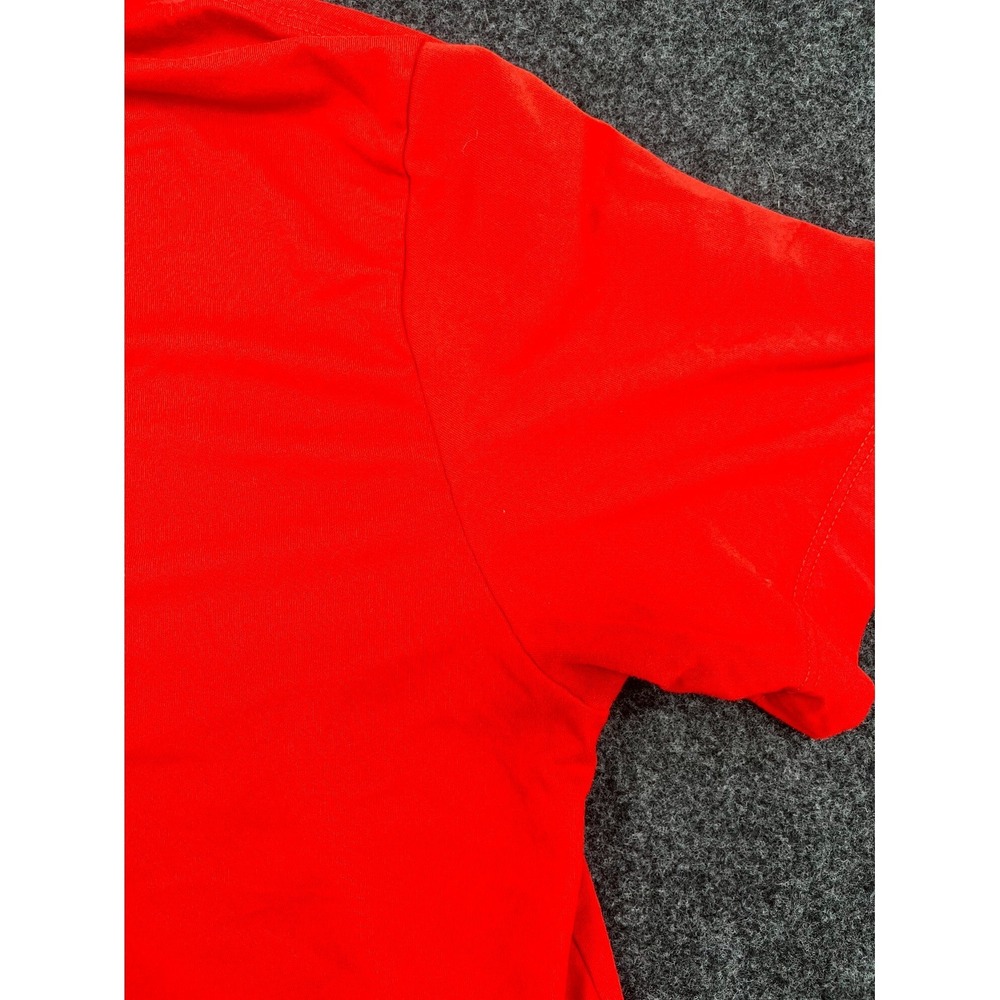 Nike Dri-Fit T Shirt Mens Small Red Swoosh Short Sleeve Performance Training - Picture 8 of 11